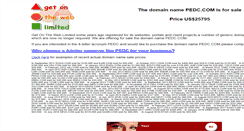 Desktop Screenshot of pedc.com